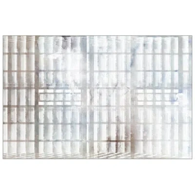 Wendover Art Group Familiar Spaces 3 By Christopher Kennedy - Floater Frame Painting On Plastic In Gray