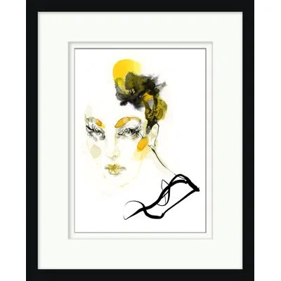 Wendover Art Group Fashion Girl 5 - Picture Frame Painting In Multi