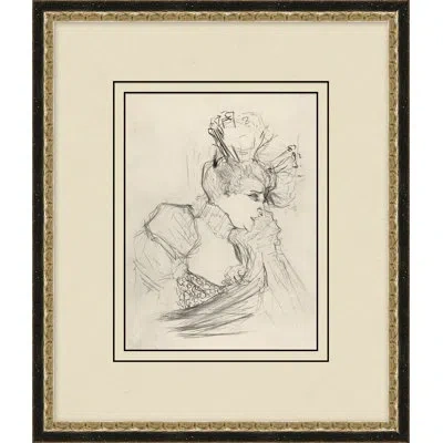 Wendover Art Group Figurative Opera Seats 1 - Picture Frame Drawing Print On Paper In Neutral
