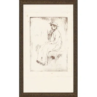 Wendover Art Group Figure Studies 6 - Picture Frame Drawing On Paper In Gray;beige