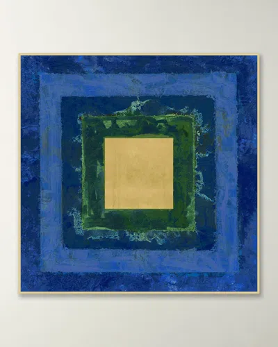 Wendover Art Group Flaming Construction 2 Framed Giclee In Blue