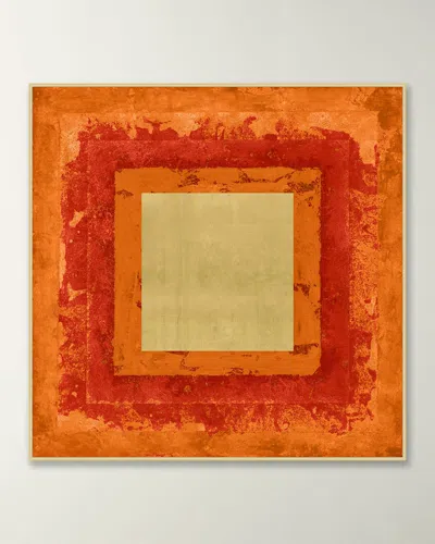 Wendover Art Group Flaming Construction 3 Framed Giclee In Multi