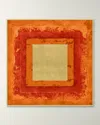 Wendover Art Group Flaming Construction 3 Framed Giclee In Orange