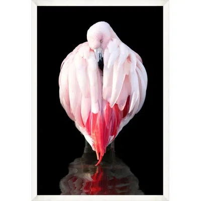 Wendover Art Group Flamingo Delicacy 1 In Red,pink,black