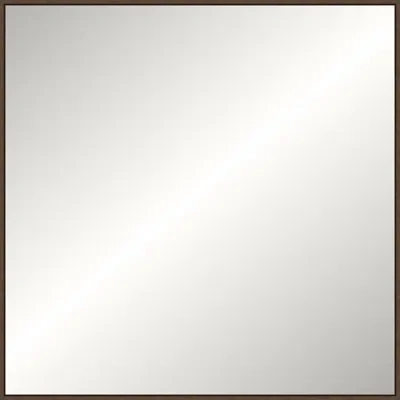 Wendover Art Group Floater 2 Solid Wood Mirror In Bronze