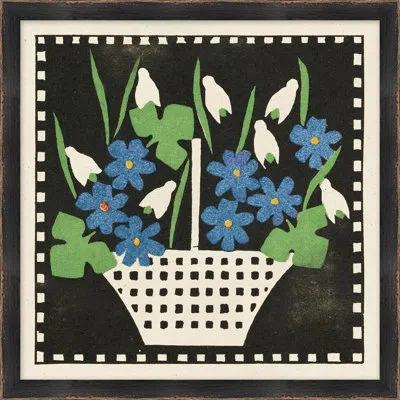Wendover Art Group Flower Box 1 - Picture Frame Painting In Black
