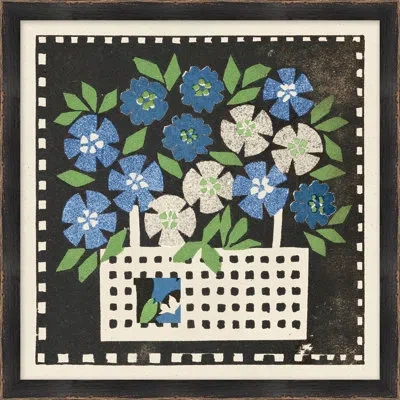Wendover Art Group Flower Box 5 - Picture Frame Painting On Paper In Multi