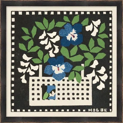 Wendover Art Group Flower Box 6 - Picture Frame Painting On Paper In Multi
