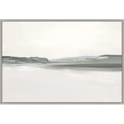 Wendover Art Group Fog Impressions - Small By Thom Filicia - Floater Frame Painting On Canvas In White;gray