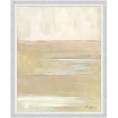 Wendover Art Group Foggy Mid Day 2 - Picture Frame Painting On Paper In Beige;cream