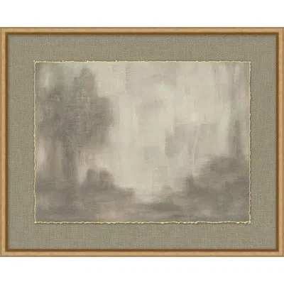 Wendover Art Group Foggy Morning 2 - Picture Frame Painting On Paper In Gray