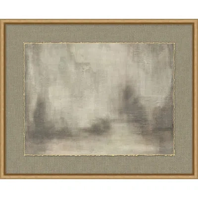 Wendover Art Group Foggy Morning 3 - Picture Frame Painting On Paper In Brown