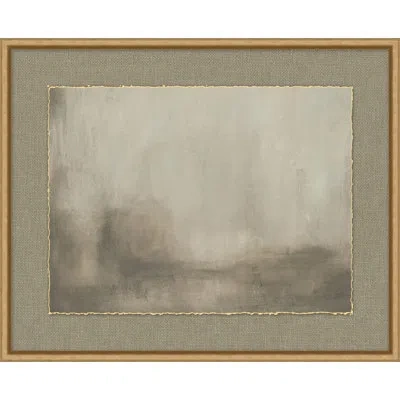 Wendover Art Group Foggy Morning 4 - Picture Frame Painting On Paper In Brown