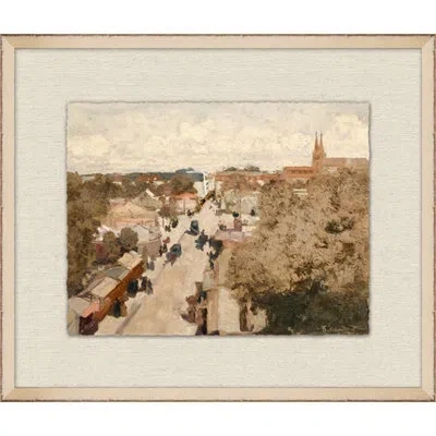 Wendover Art Group Foire Au - Picture Frame Painting On Paper In Brown;beige
