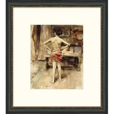 Wendover Art Group Foreign Holiday 14 - Picture Frame Painting In Brown;red;beige