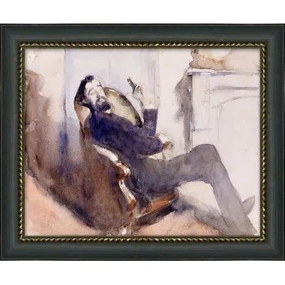 Wendover Art Group Foreign Holiday 6 - Picture Frame Painting In Black;brown;off White