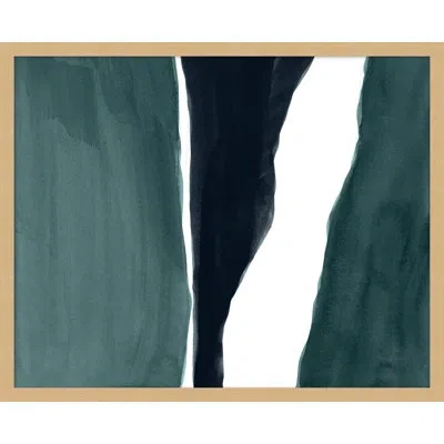 Wendover Art Group Formation 4 By Thom Filicia - Picture Frame Painting On Paper In Black;white;dark Green