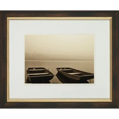 Wendover Art Group Fortitude - Picture Frame Graphic Art On Glass In Black;beige