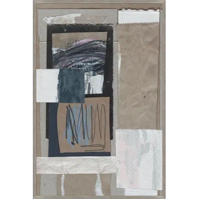 Wendover Art Group Found Composition 4 By Thom Filicia - Single Picture Frame Bold Art In Black;brown;gray