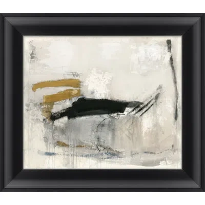 Wendover Art Group Found Space By Thom Filicia - Picture Frame Painting On Paper In Black;beige