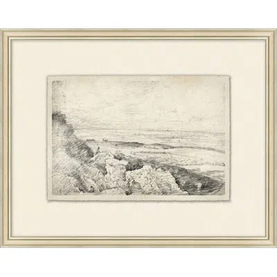 Wendover Art Group " French Countryside 4 (weu1141) " In Tan,gray,black