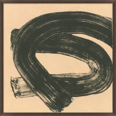 Wendover Art Group Gathering 1 By Thom Filicia - Picture Frame Painting On Paper In Black;beige