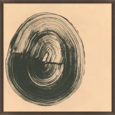 Wendover Art Group Gathering 4 By Thom Filicia - Picture Frame Painting On Paper In Black;beige