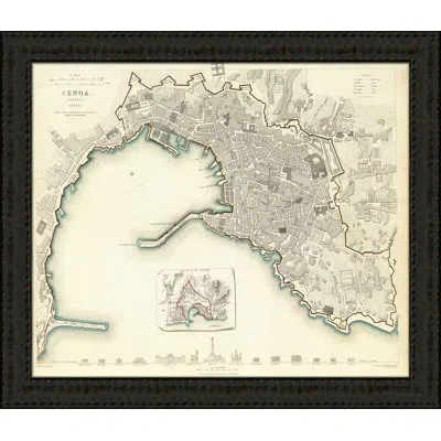 Wendover Art Group Genoa - Picture Frame Graphic Art On Paper In Gray;ivory