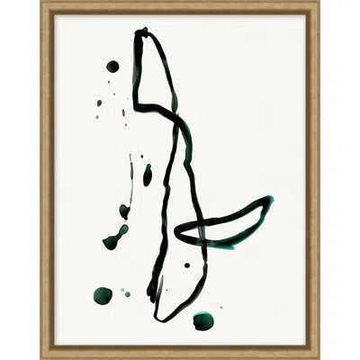 Wendover Art Group Gesture And Splatter 2 In Black,green,white