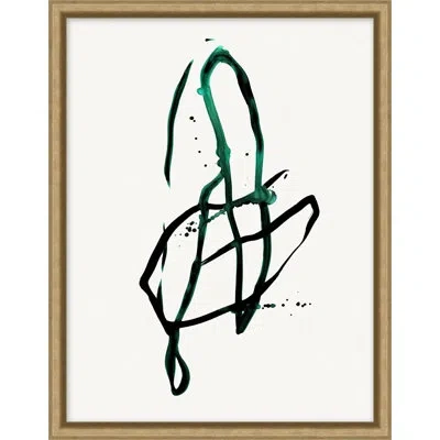 Wendover Art Group Gesture And Splatter 6 In Black,green,white