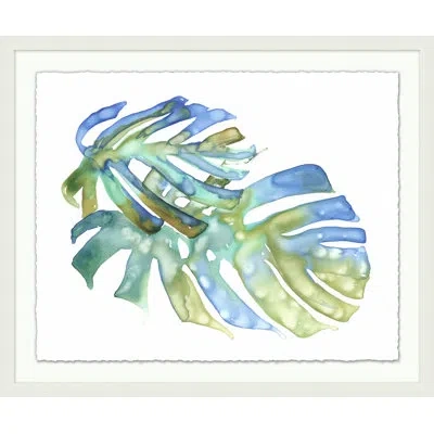 Wendover Art Group Giant Elephant Ears 2 - Picture Frame Painting In Multi