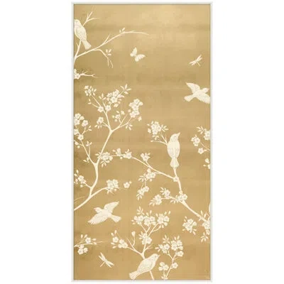 Wendover Art Group Gilded Birds Take Flight 1 In Beige,ivory