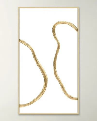 Wendover Art Group 'gilded Cord 1' Wall Art In Gold