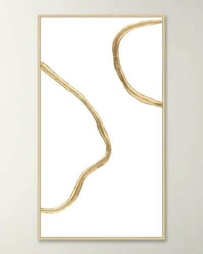 Wendover Art Group 'gilded Cord 2' Wall Art In Gold