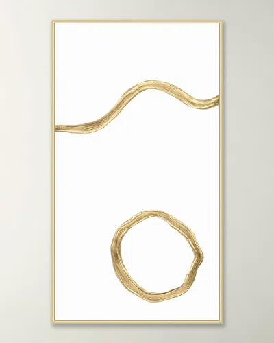 Wendover Art Group 'gilded Cord 3' Wall Art In Gold