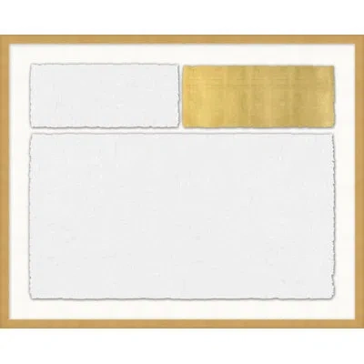 Wendover Art Group Gilded Float 3 By Lillian August - Picture Frame Print On Paper In White;gold