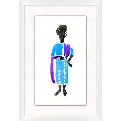 Wendover Art Group Global Flair 6 In Blue,black