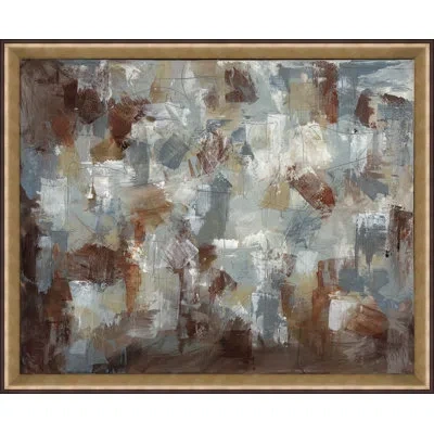 Wendover Art Group Glorious - Picture Frame Painting On Paper In Brown;white;gray