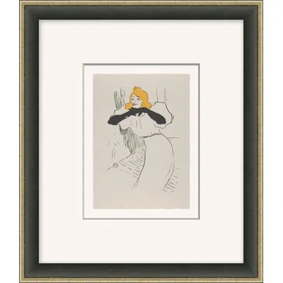 Wendover Art Group Gloves - Picture Frame Drawing On Paper In Black;white;yellow