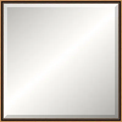 Wendover Art Group Gold Beaded Lip Old World Mirror In Brown