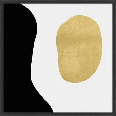 Wendover Art Group Gold Graphic 1 By Christopher Kennedy - Picture Frame Painting On Paper In Black;white;gold
