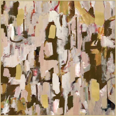 Wendover Art Group Golden Dreams - Floater Frame Painting On Canvas In Brown