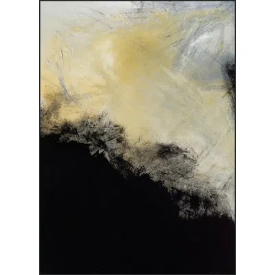 Wendover Art Group Gone 2 - Painting On Canvas In Black;gray;yellow