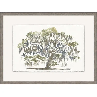 Wendover Art Group Graceful Moss Veils 1 In Gray,green,white
