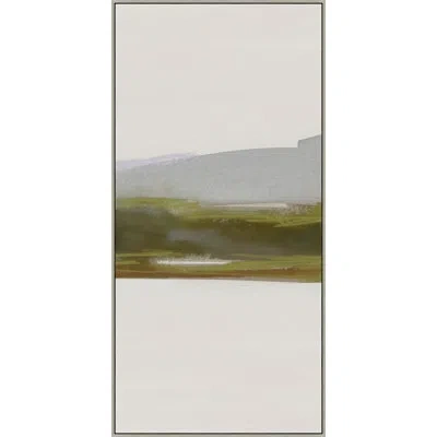 Wendover Art Group Grand Salt Marsh Triptych 2 In Green,white,gray