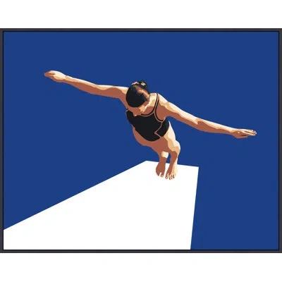 Wendover Art Group " Graphic Dive 1 " In Blue,black,white