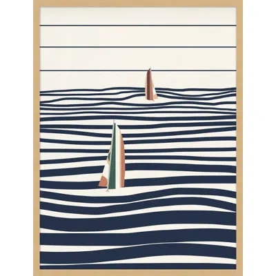 Wendover Art Group Graphic Sail 1 By Thom Filicia - Picture Frame Graphic Art On Paper In Navy