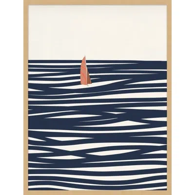 Wendover Art Group Graphic Sail 2 By Thom Filicia - Picture Frame Graphic Art On Paper In Navy
