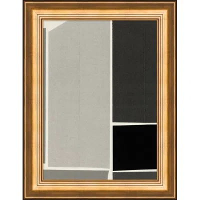 Wendover Art Group Graphite Blocks 6 By Thom Filicia - Single Picture Frame Graphic Art In Black;gray