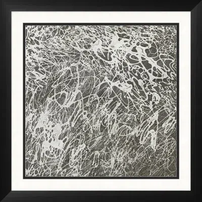 Wendover Art Group Gray Expressionism 1 - Picture Frame Graphic Art On Paper In White;dark Gray